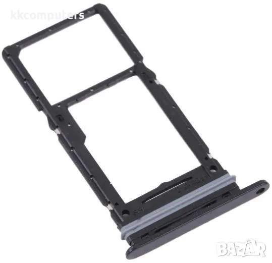 SIM / MicroSD държач /Черен/ за Samsung A33 5G / A336 Баркод : 116271, снимка 1