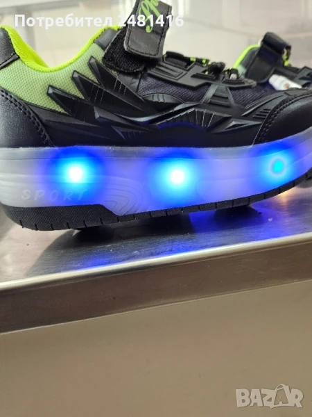 светещи маратонки на колела , снимка 1