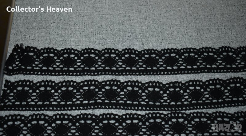 Черна дантела за декорация на текстил, снимка 1