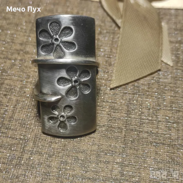 Сребърен пръстен (251), снимка 1