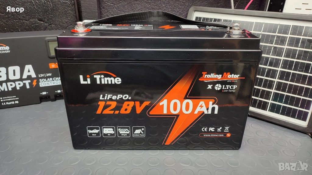 LiFePo4 акумулатор LiTime 100 Ah, снимка 1