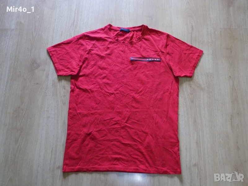 тениска prada риза блуза фанела потник червена мъжка спортна размер М, снимка 1