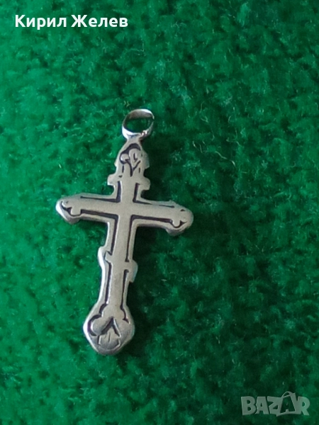 Старо сребърно кръстче 50860, снимка 1