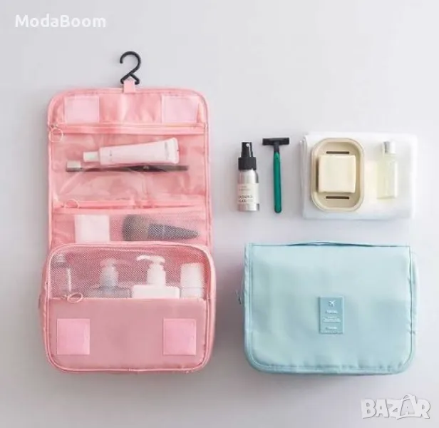 Многофункционален органайзер за тоалетни принадлежности със закачалка , снимка 1