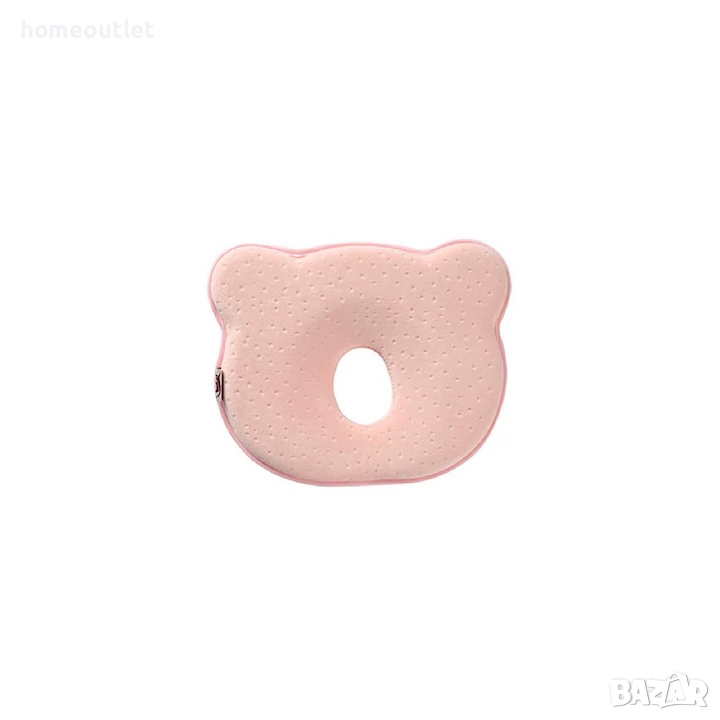 ПРОМОЦИЯ Възглавница за бебета от мемори пяна JIUZCARE BABY PILLOW, PINK (X001DRRTLZ), снимка 1