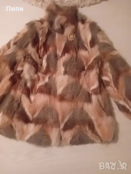 дамско палте от лисица, леко и топло , снимка 1