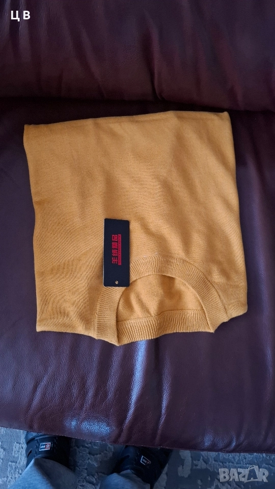 Чисто нов мъжки пуловер-кашмирел XL, снимка 1