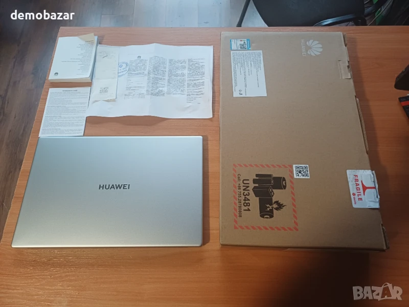 Huawei Matebook 15 Ryzen 5/ 256GB SSD/8GB Като нов с батерия до 8 часа, снимка 1