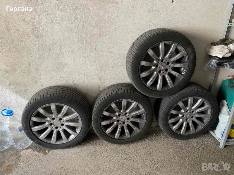 Лети джанти за Мерцедес със зимни гуми Continental 245/45/17 , снимка 1
