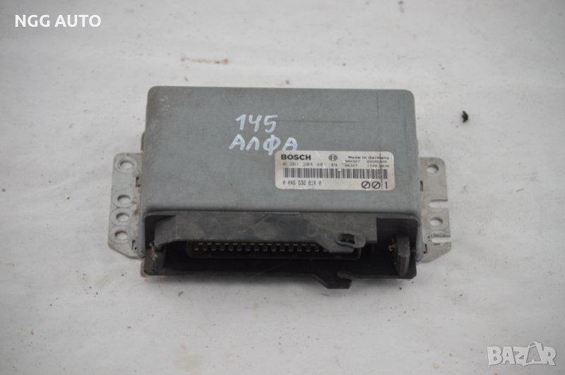 Компютър Двигател ECU за Alfa Romeo 145 1.4 TS TwinSpark, BOSCH, 0 261 204 481, 0 046 454 805 0, снимка 1