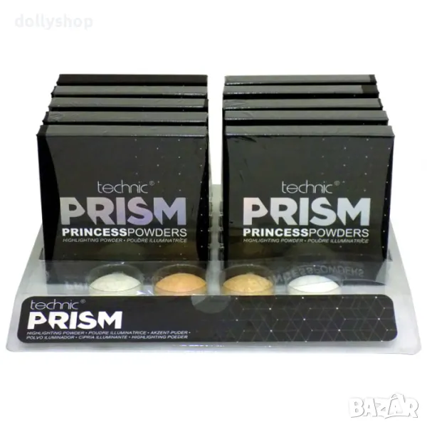 7 броя ЛОТ - Палитри Сенки за Очи на Technic - Prism Princess Powders, снимка 1