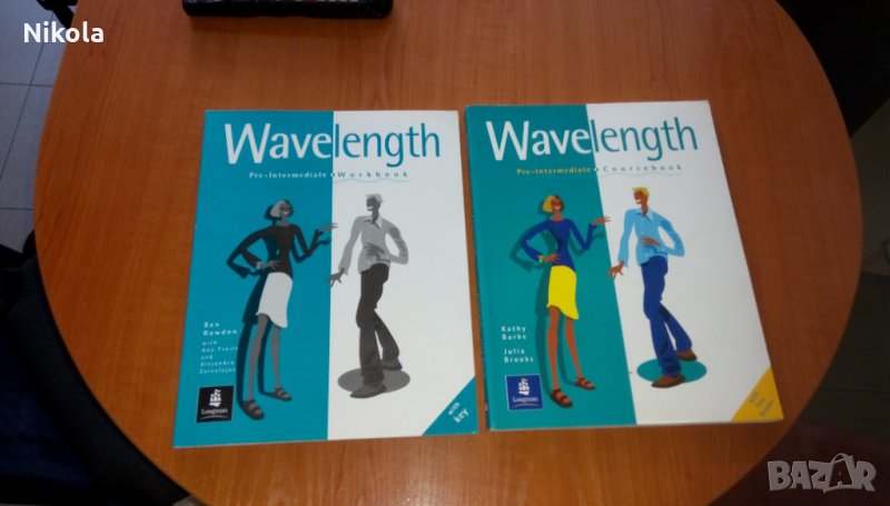 Wavelength Pre-Intermediate Учебник и тетрадка по английски език, снимка 1