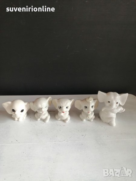 комплект порцеланови слончета, снимка 1