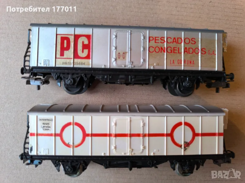 Tоварни вагона ELECTROTREN мащаб H0 (1:87), снимка 1