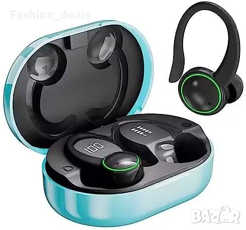 Нови Безжични Bluetooth 5.3 слушалки LED дисплей Подарък, снимка 1
