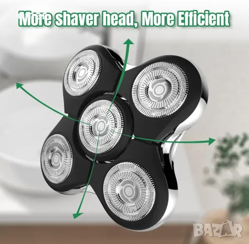 Комплект от 2 резервни глави, съвместими с безжична машинка Remington Balder Pro, снимка 2 - Други - 49792549