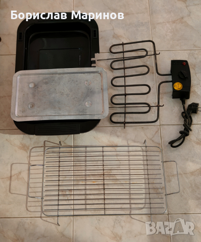 Електрическа скара (барбекю) с терморегулатор 2000W, снимка 3 - Скари - 44589792