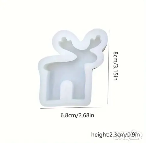 Молд елен два размера , снимка 2 - Форми - 47359908