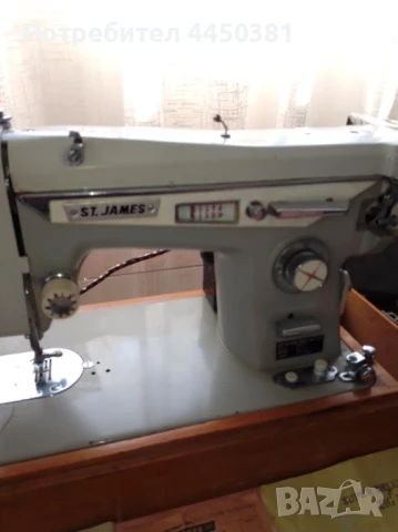 Старинна преносима електрическа работеща Японска шевна машина, снимка 3 - Антикварни и старинни предмети - 50570226