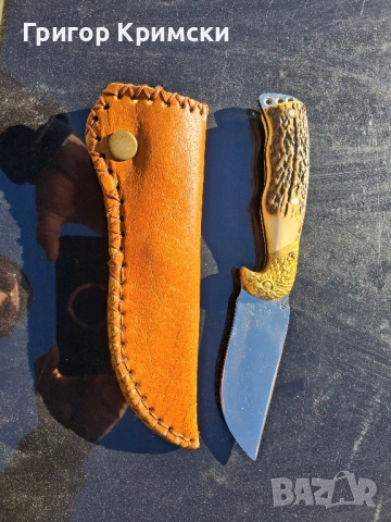 Ловджийски нож, снимка 4 - Антикварни и старинни предмети - 52227313