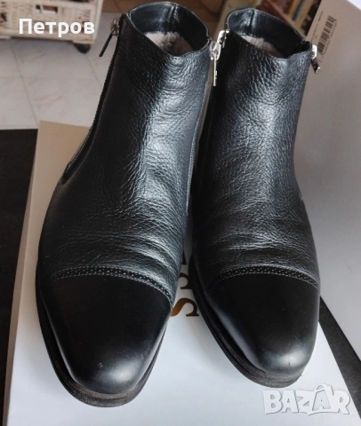 Ръчно правени кожени боти Pakerson 43, снимка 5 - Мъжки боти - 53198599
