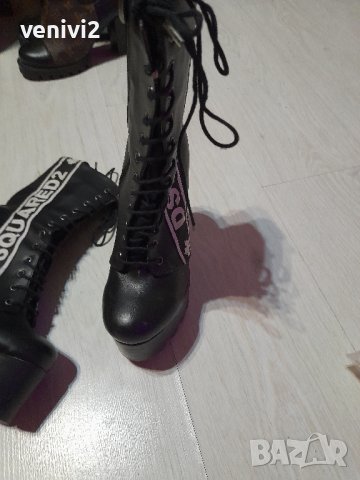 Боти Dsquared , снимка 2 - Дамски ботуши - 42094256