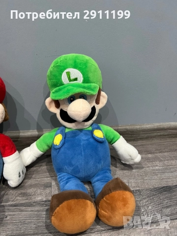 Плюшени играчки – Супер Марио и Луиджи, снимка 3 - Плюшени играчки - 52099331