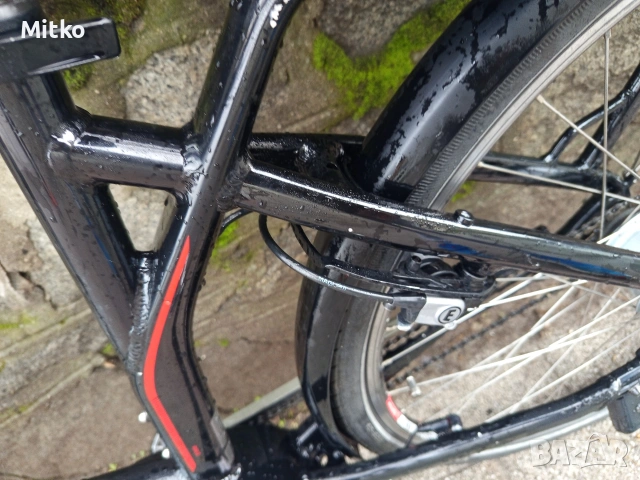 28 цола електрически алуминиев велосипед с 7 скорости усилени капли амортисьори предни като нов , снимка 10 - Велосипеди - 53373018