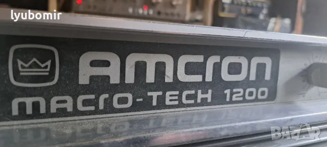   Amcron macro tech 1200, снимка 2 - Ресийвъри, усилватели, смесителни пултове - 48859721