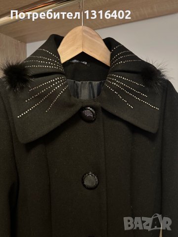 Зимно елегантно палто, размер S, снимка 2 - Палта, манта - 44443070