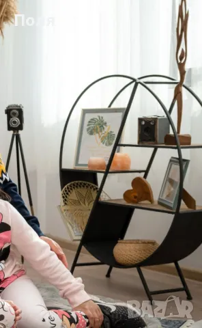 етажерка метална кръгла