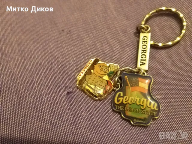 Джорджия щат САЩ нов ключодържател №1, снимка 2 - Колекции - 48999921