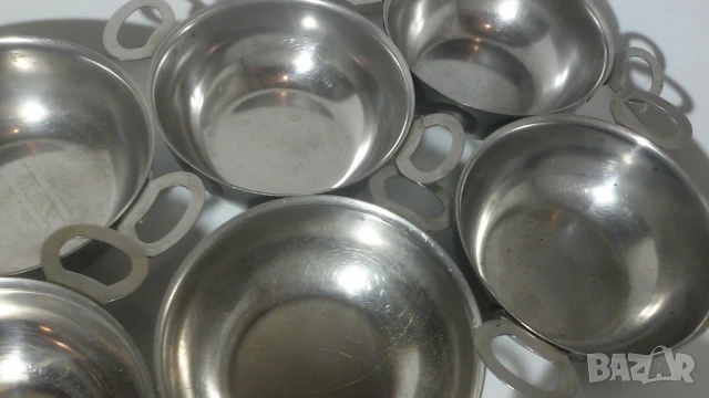 Лот 11 метални купи с дръжки, снимка 7 - Прибори за хранене, готвене и сервиране - 51276670