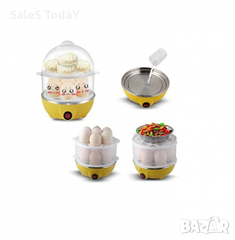 Яйцеварка за 14 яйца, Уред за готвене на пара, на два реда по 7бр.