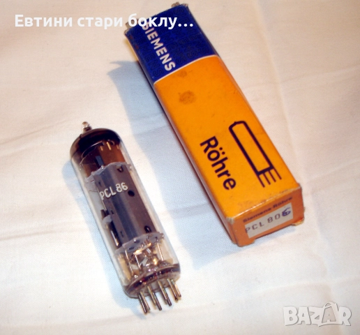 Радиолампа PCL 86, PCL 806, снимка 3 - Друга електроника - 52562467