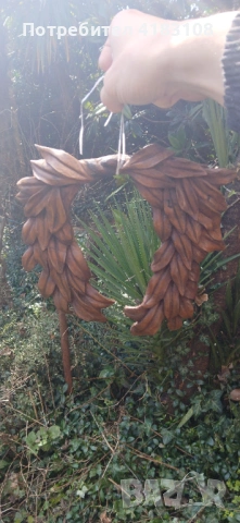 Пано венец ръчна дърворезба, снимка 3 - Пана - 53865663