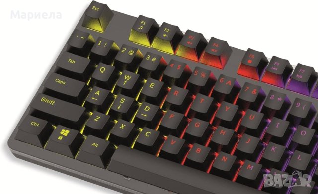 Геймърска клавиатура Denver GKK-330DE, снимка 2 - Клавиатури и мишки - 44382897