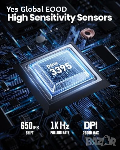 GravaStar Mercury M2 геймърска мишка 26000 DPI, снимка 4 - Клавиатури и мишки - 53441012