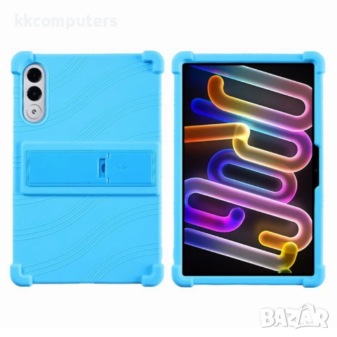 Защитен Калъф за Lenovo Xiaoxin Pad Pro / Yoga Tab 11.1 със Стойка - Силикон + PC, Охлаждаща структу, снимка 3 - Калъфи, кейсове - 53267275