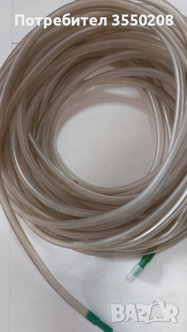 Тънък, прозрачен маркуч, два накрайника, снимка 4 - Напояване - 44708927