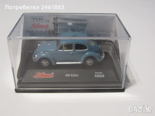 1/72 TCM by Schuco, Volkswagen, VW Kafer метална количка