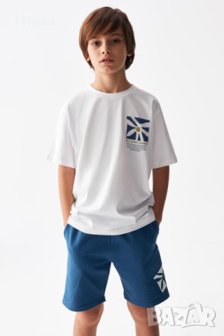 Тениска NK с апликация и на гърба , снимка 2 - Детски тениски и потници - 44931092
