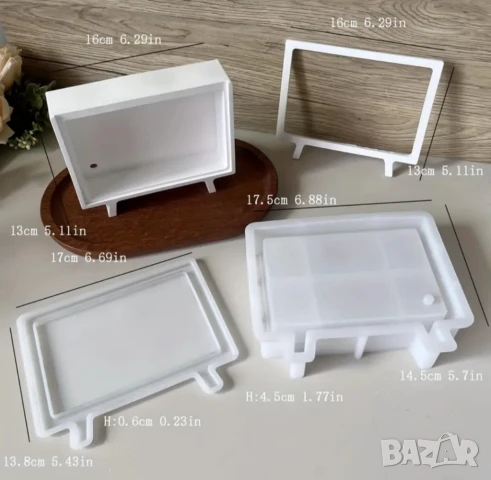 Молд две части телевизор, за кашпи и лампи, снимка 5 - Форми - 50868976