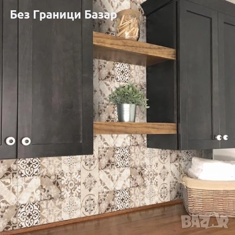 Нови винтидж самозалепващи плочки 24 броя водоустойчиви за кухня баня, снимка 4 - Други - 52497756