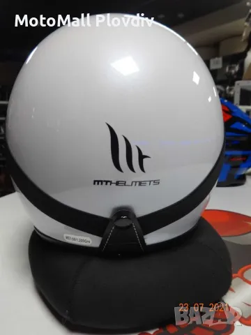 Скутерски каски MT Helmets Le Mans 2 Pure скутер мото мотор, снимка 8 - Аксесоари и консумативи - 49257423