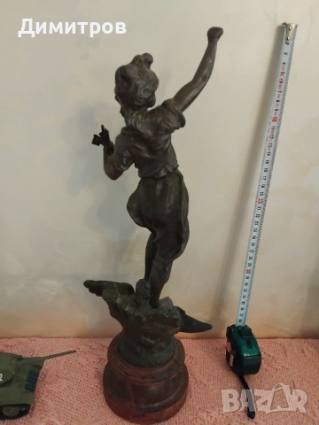 Старинна статуетка, снимка 3 - Антикварни и старинни предмети - 52787378