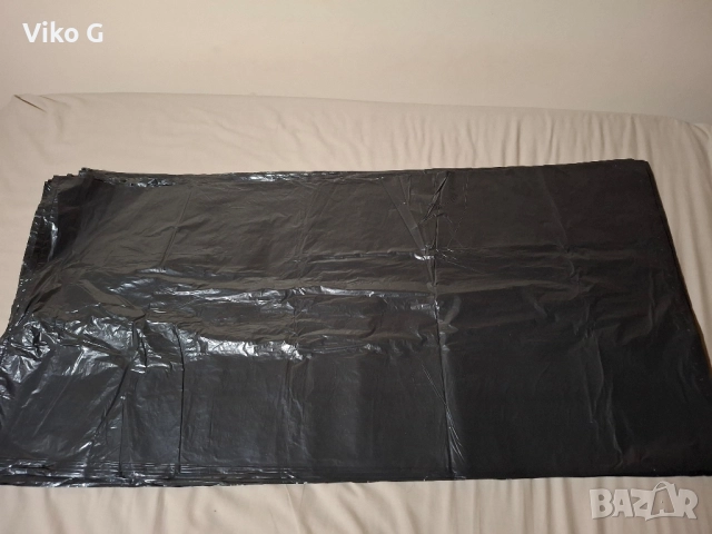 черни торби за смет 46см х 74см х 97см 50 броя