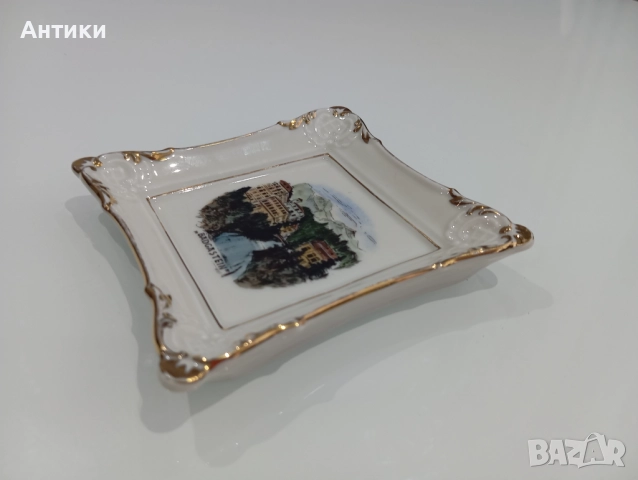 Стара порцеланова маркирана картина, снимка 9 - Пана - 52496276