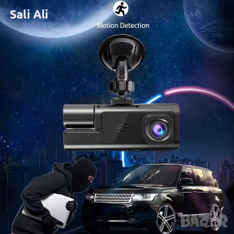 Видеорегистратор Камера за кола 1080p Предна Задна Нощно виждане, снимка 3 - Аксесоари и консумативи - 53832307
