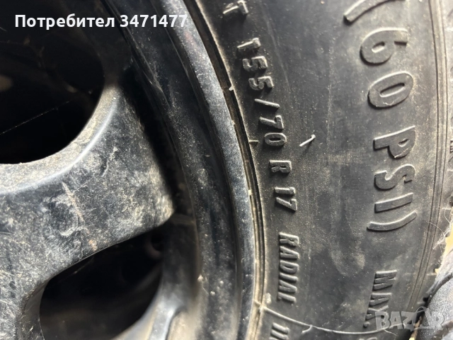 Джанта 17 патерица, снимка 2 - Автомобили и джипове - 53461113